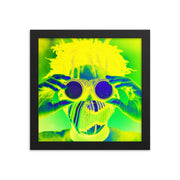 Framed poster