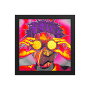 Framed poster