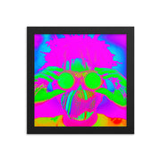 Framed poster