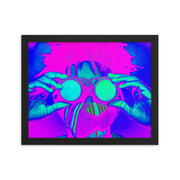 Framed poster