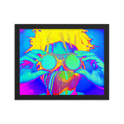 Framed poster
