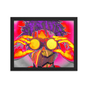 Framed poster