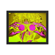 Framed poster