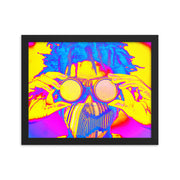 Framed poster