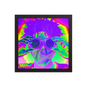 Framed poster