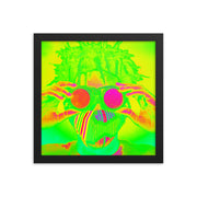 Framed poster