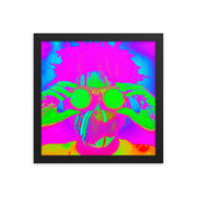 Framed poster