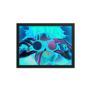 Framed poster