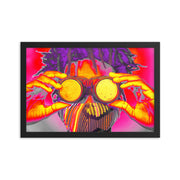 Framed poster