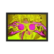 Framed poster