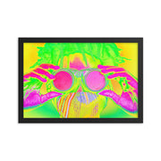 Framed poster