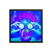 Framed poster