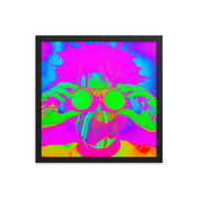 Framed poster