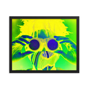 Framed poster
