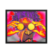 Framed poster