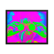 Framed poster