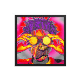Framed poster