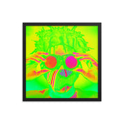 Framed poster