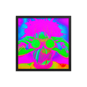 Framed poster