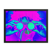 Framed poster