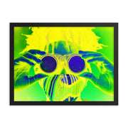 Framed poster