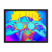 Framed poster