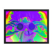 Framed poster