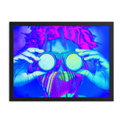 Framed poster