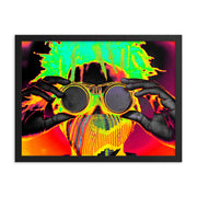 Framed poster