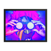 Framed poster