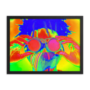 Framed poster